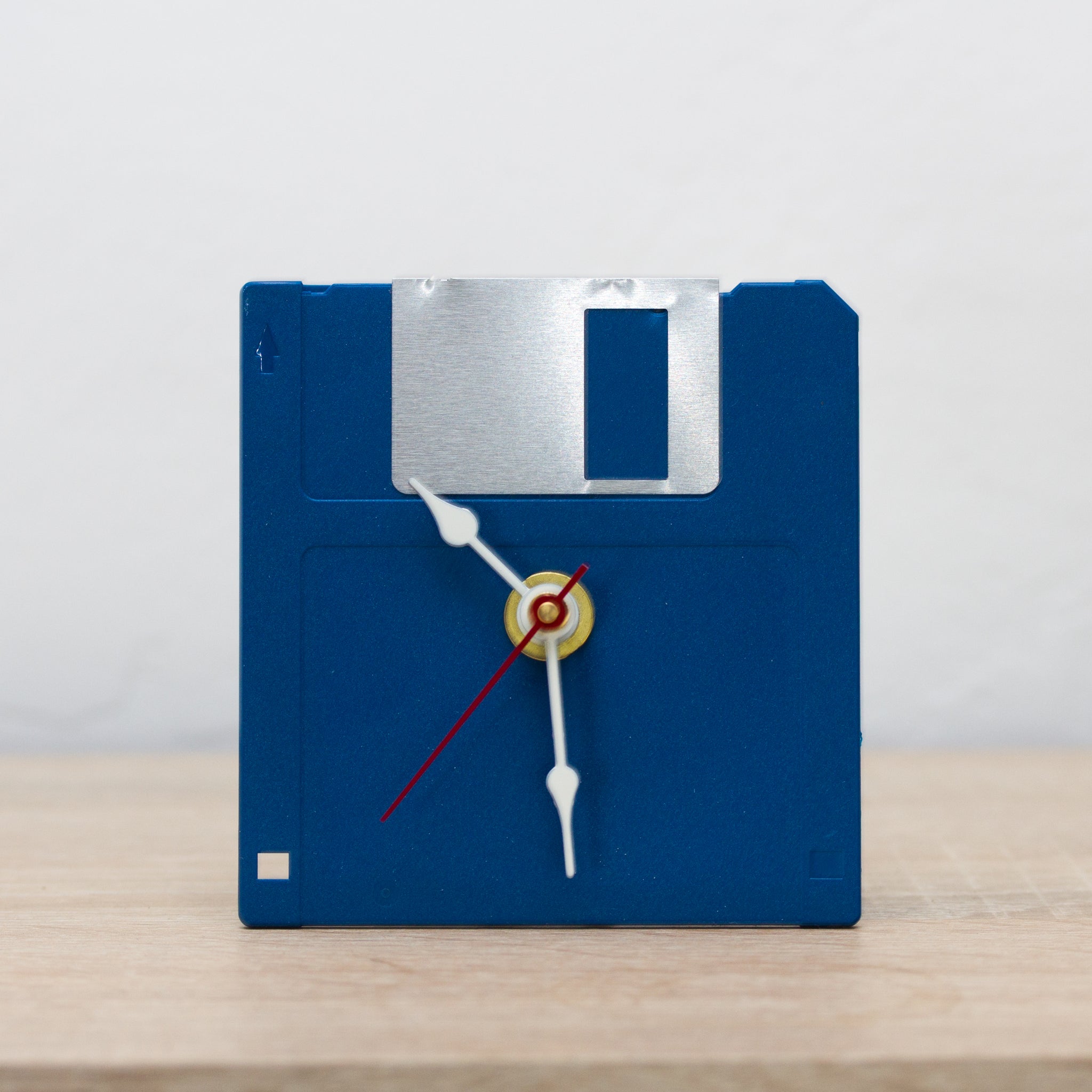 Unique Desk clock - recycled floppy disk clock