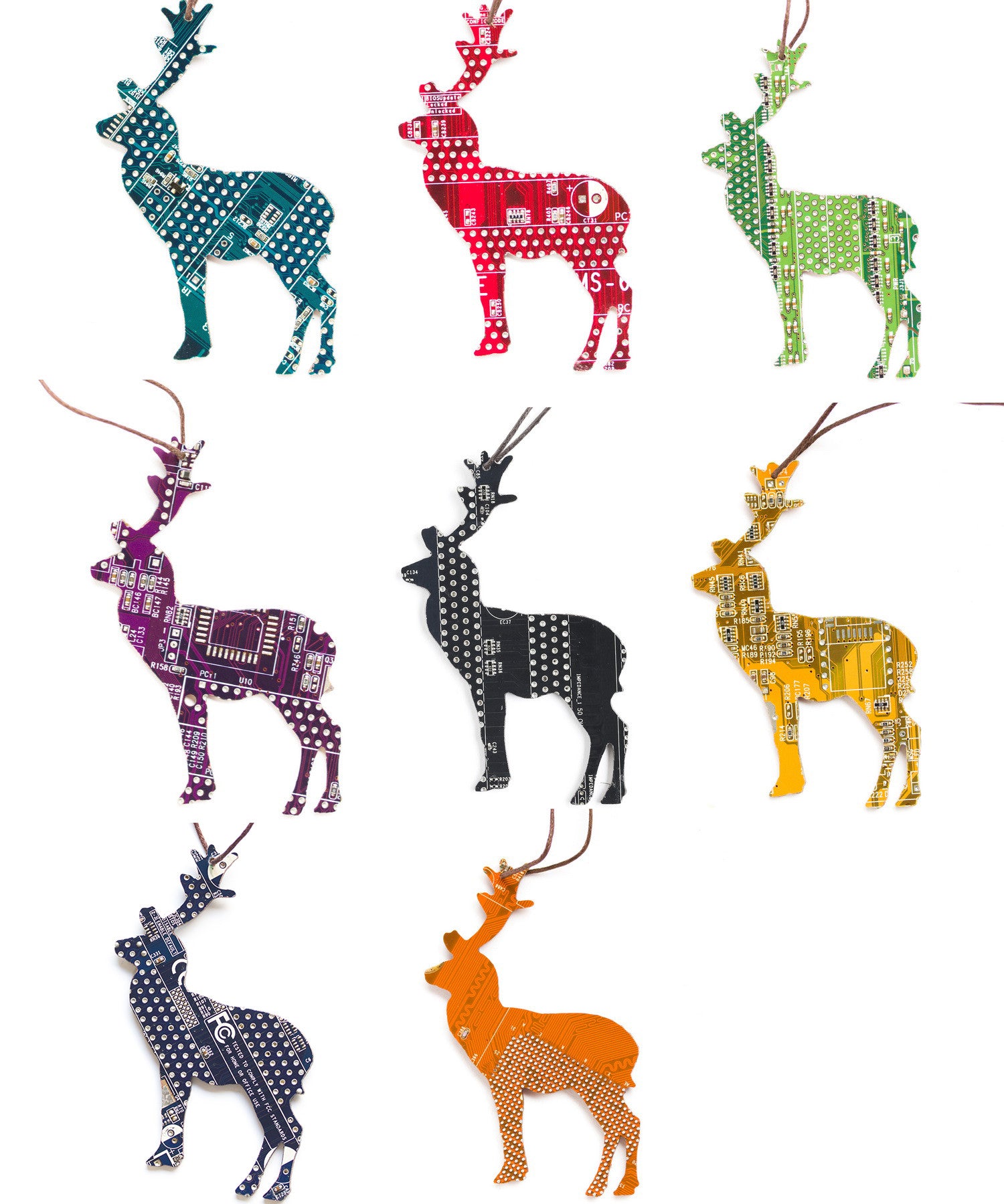 Christmas tree ornament, deer, no resin